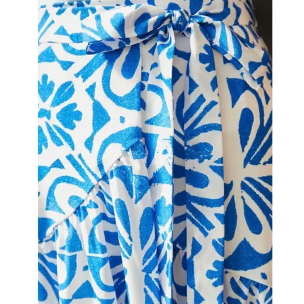 Anthropologie | Hutch Printed Wrap Maxi Skirt | Size: Small | Color: Dark Blue - Picture 4 of 5